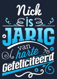 Kaart voor verjaardag Kaart voor verjaardag